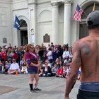 a rare redhead karen in the wild