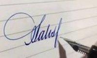 Satisfying calligraphy