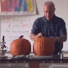 Science Teacher Wows Students With Exploding a Pumpkin to Reveal Carving