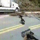 Trucker with a deadline