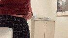 A quick tease in the work bathroom (f)or you all