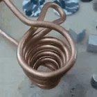 metal melting from magnetic induction