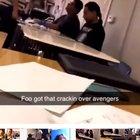 Student punches other student in the face over Avengers