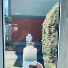 The way he cleans this window