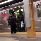 WCGW Spitting in a big guy&rsquo;s face when the subway doors are about to close