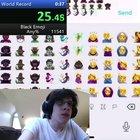Black emoji speedrun