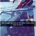 He was SO ready to dive in.