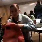 Smoking secretly in class