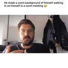 How he kept a straight face...