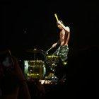 Josh playing a bit of Seven Nation Army by The White Stripes on top of the crowd. Vancouver, May 12.