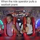 The ‘ol loose seatbelt trick.