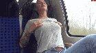 Teen fapping on the train