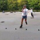 Excellent balance and coordination when blading