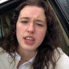 Perfectly cut spit-take