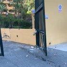 Kid takes dad's car for a spin. Only knows about the gas pedal.