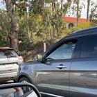 The insane line just to get into the Costco parking lot