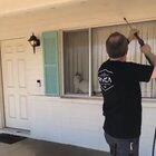 Just washing the windows.