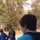 A bully got what he deserved when the kid he is picking on decides to fight back