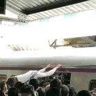 The things you have to do to get a seat on a Mumbai train!