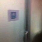 This translucent bathroom door.