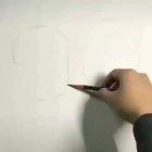 The progression of aging in one drawing