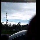 Drunk man freaks out on some random dude on the highway.