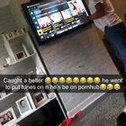 Uncle tries to play tunes in front of whole family and porn hub pops up. [NSFW]