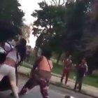 ferocious ladies caught a man off guard