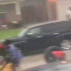 Idk which is funnier, the guy with the leaf rake, the girl with the leaf vacuum or the guy squeezing the water off the mop 😂