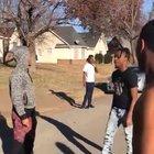 Hit dude when he wasn't ready and still got his shit rocked..