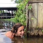 Girl Catches a Huge Catfish
