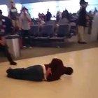 For not stopping at airport checking