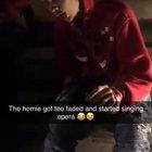 This dude be singing opera